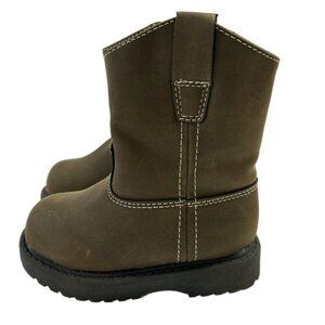 Brazos brown zip boots TODDLER SIZE 6